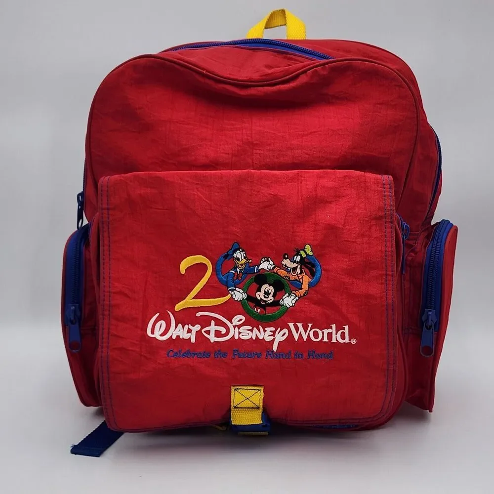 Walt Disney World Backpack Celebrate the Future Hand in Hand Kids Backpack VTG‎